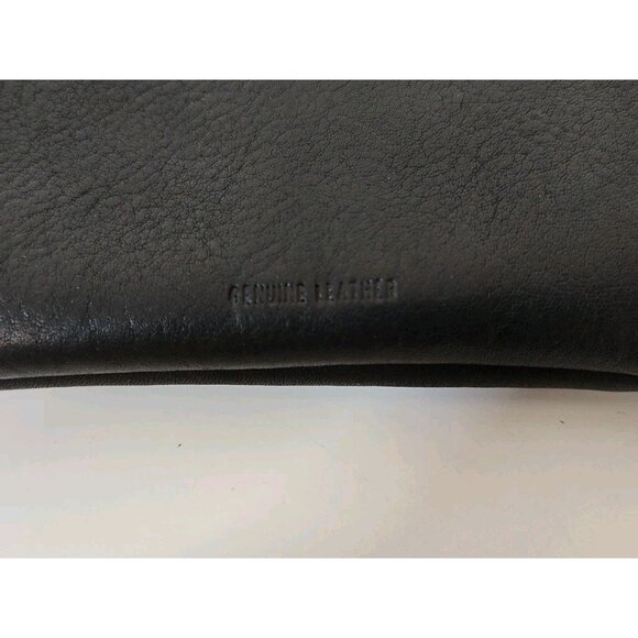 Fossil Leather Crossbody Passport Travel Bag Black Vintage Belt Loop 5.5x7x1 - Picture 5 of 6